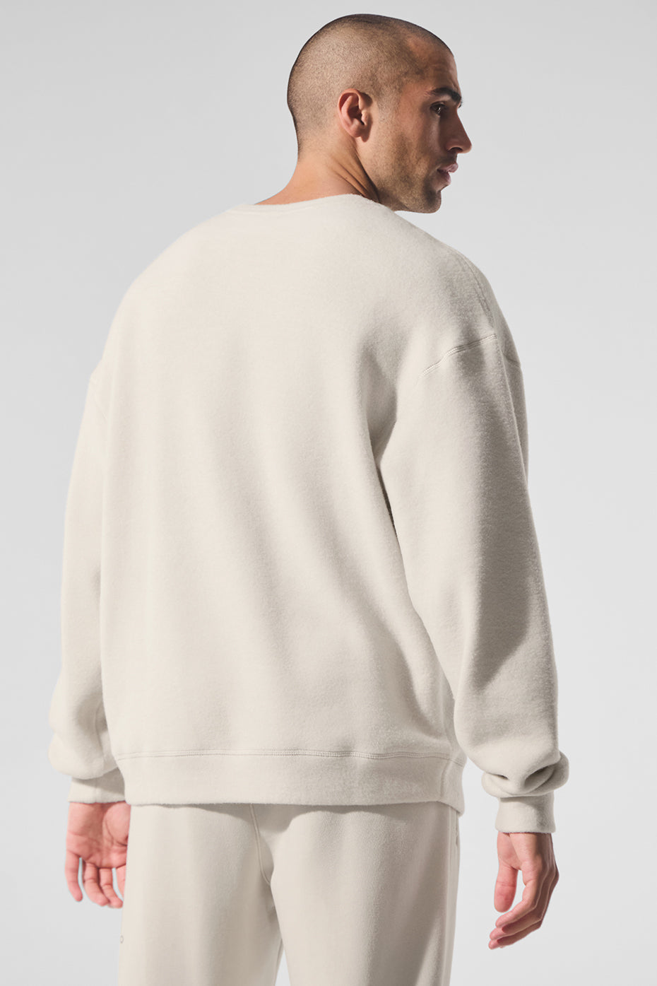 Alo Yoga Triumph Restore Crew Neck Sweatshirt - Bone