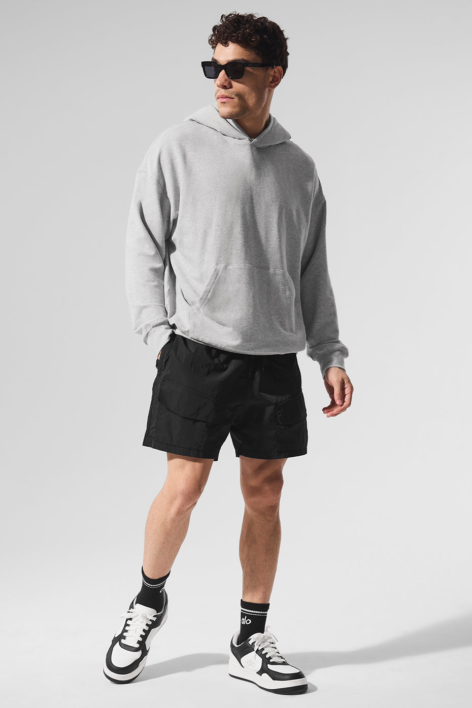 Alo Yoga Double Take Hoodie - Athletic Heather Grey