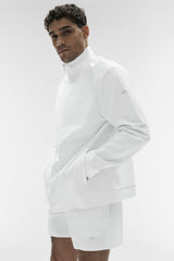 Alo Yoga Conquer Max Mock Neck Full Zip - White