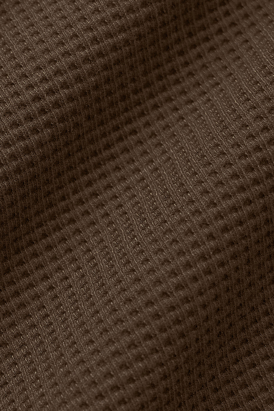 Alo Yoga Waffle Lounge Long Sleeve Crew - Espresso