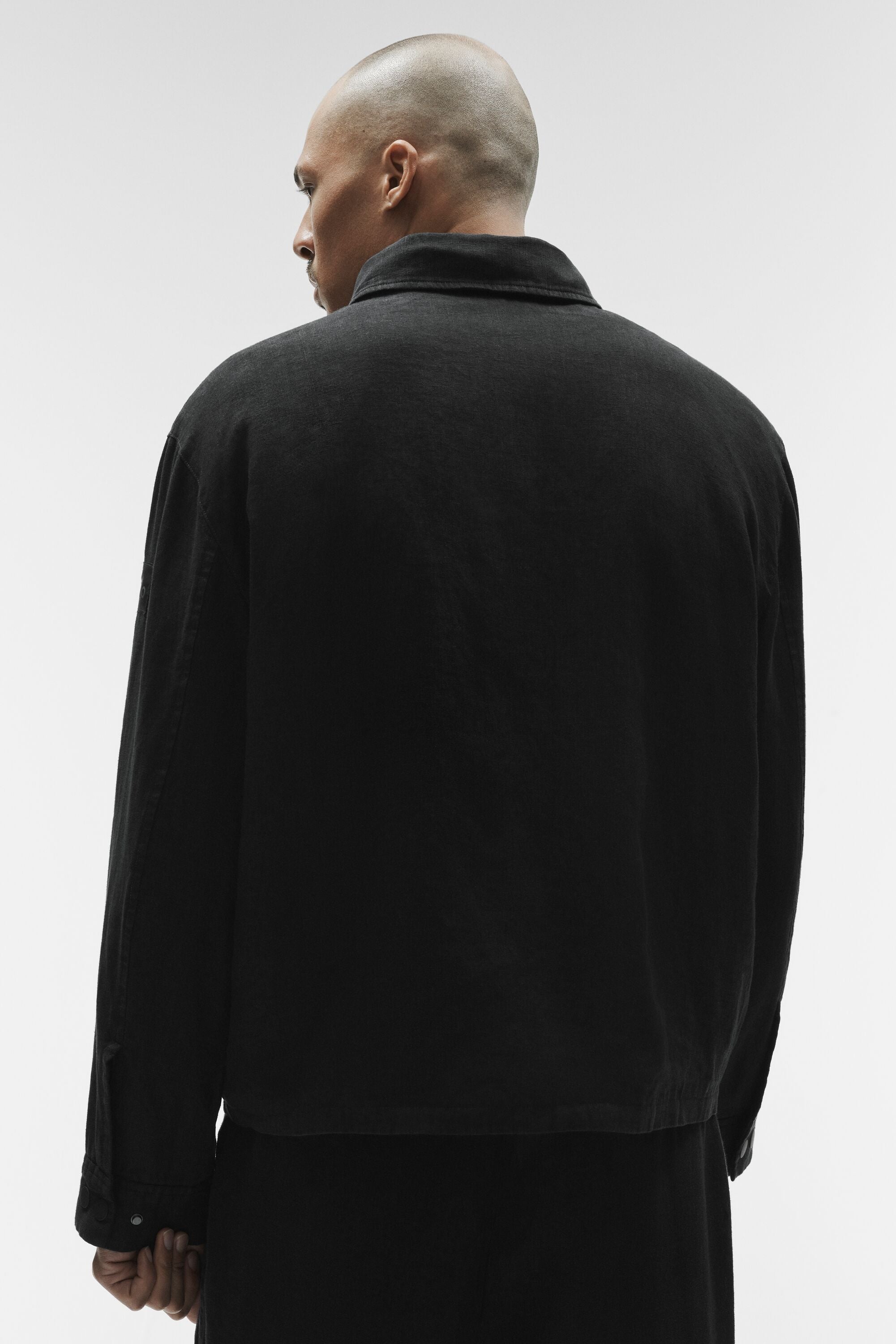 Alo Yoga Linen Days Full Zip Jacket - Black