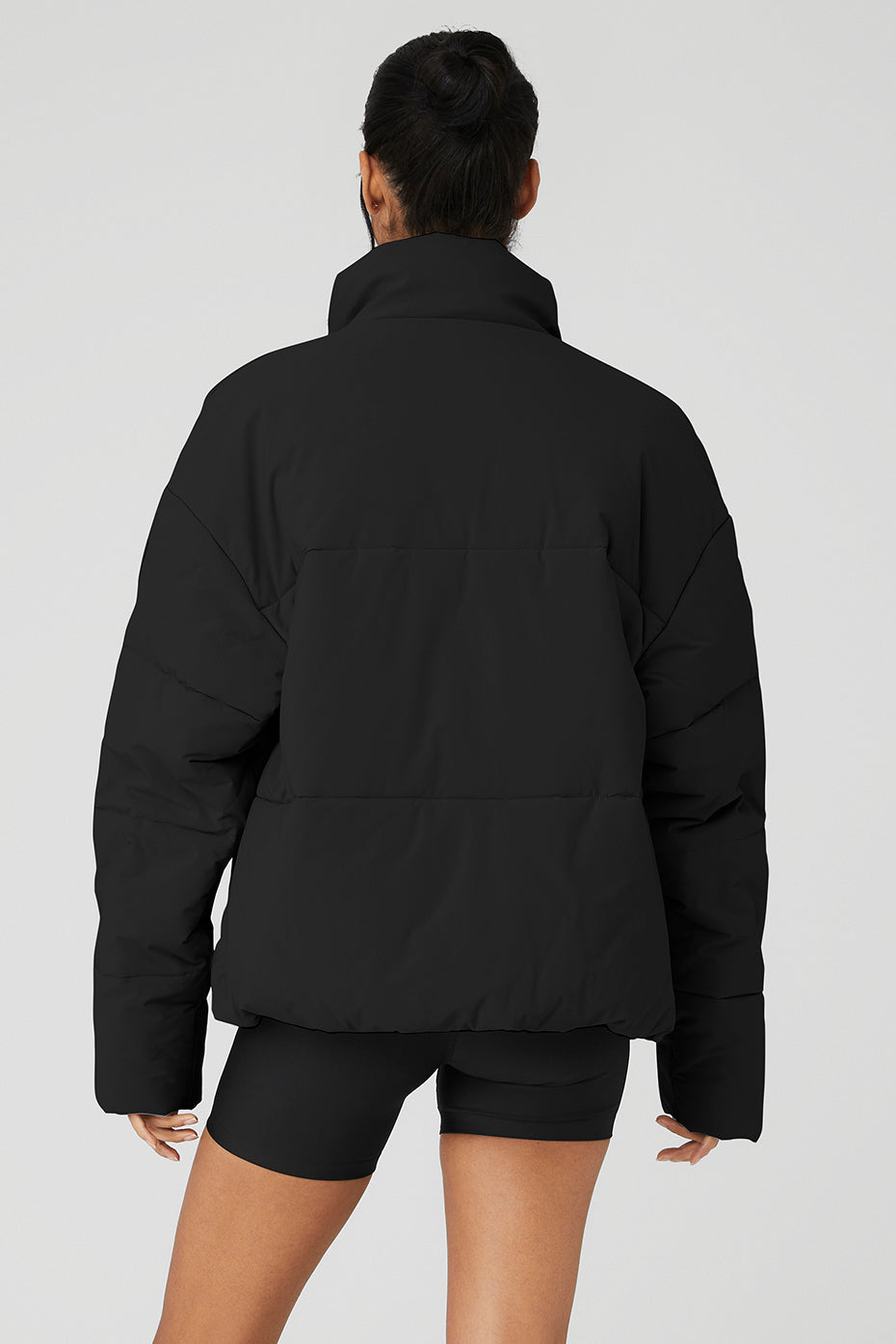 Alo Yoga Stretch Woven Street Puffer - Black