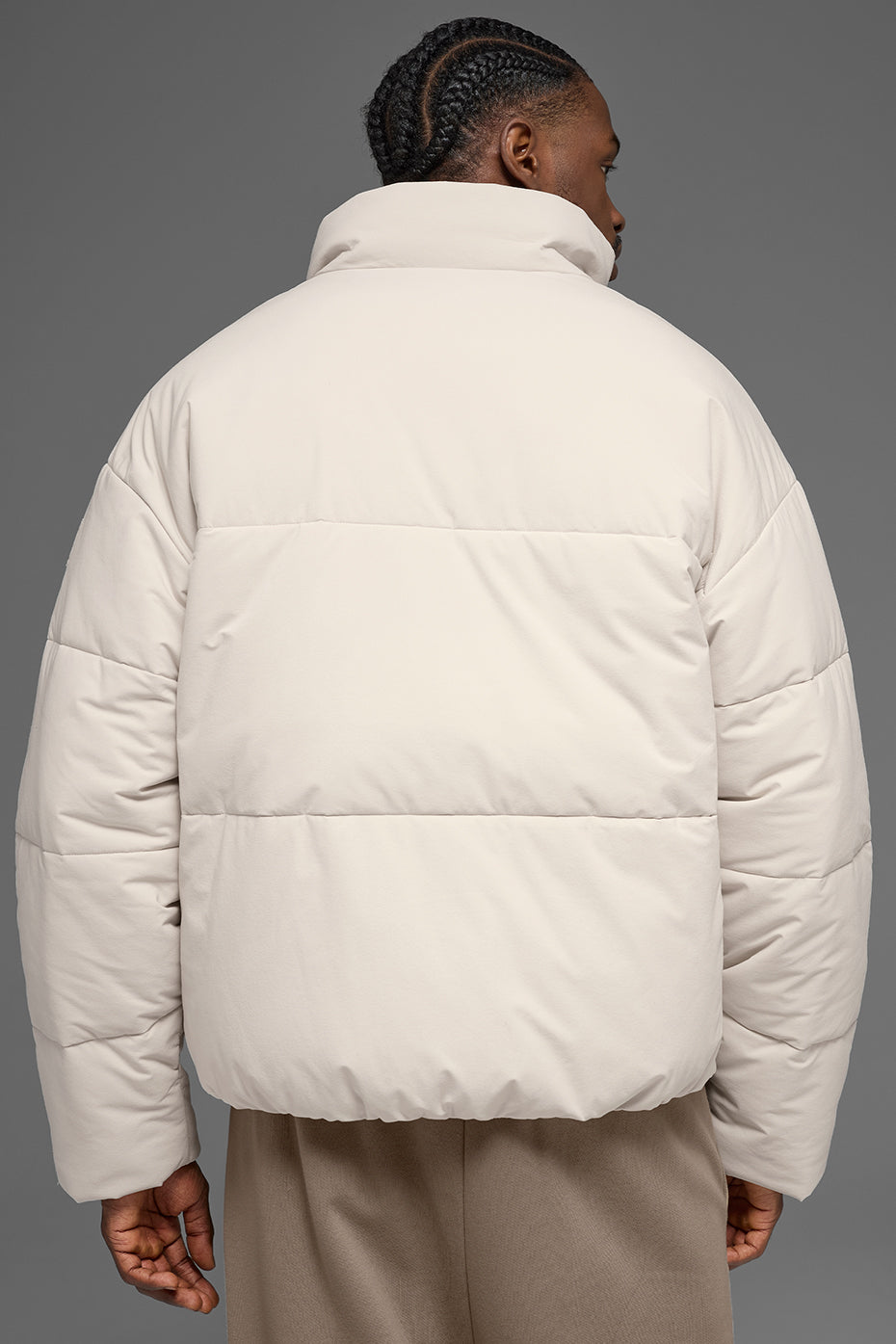 Alo Yoga Stretch Woven Street Puffer - Bone