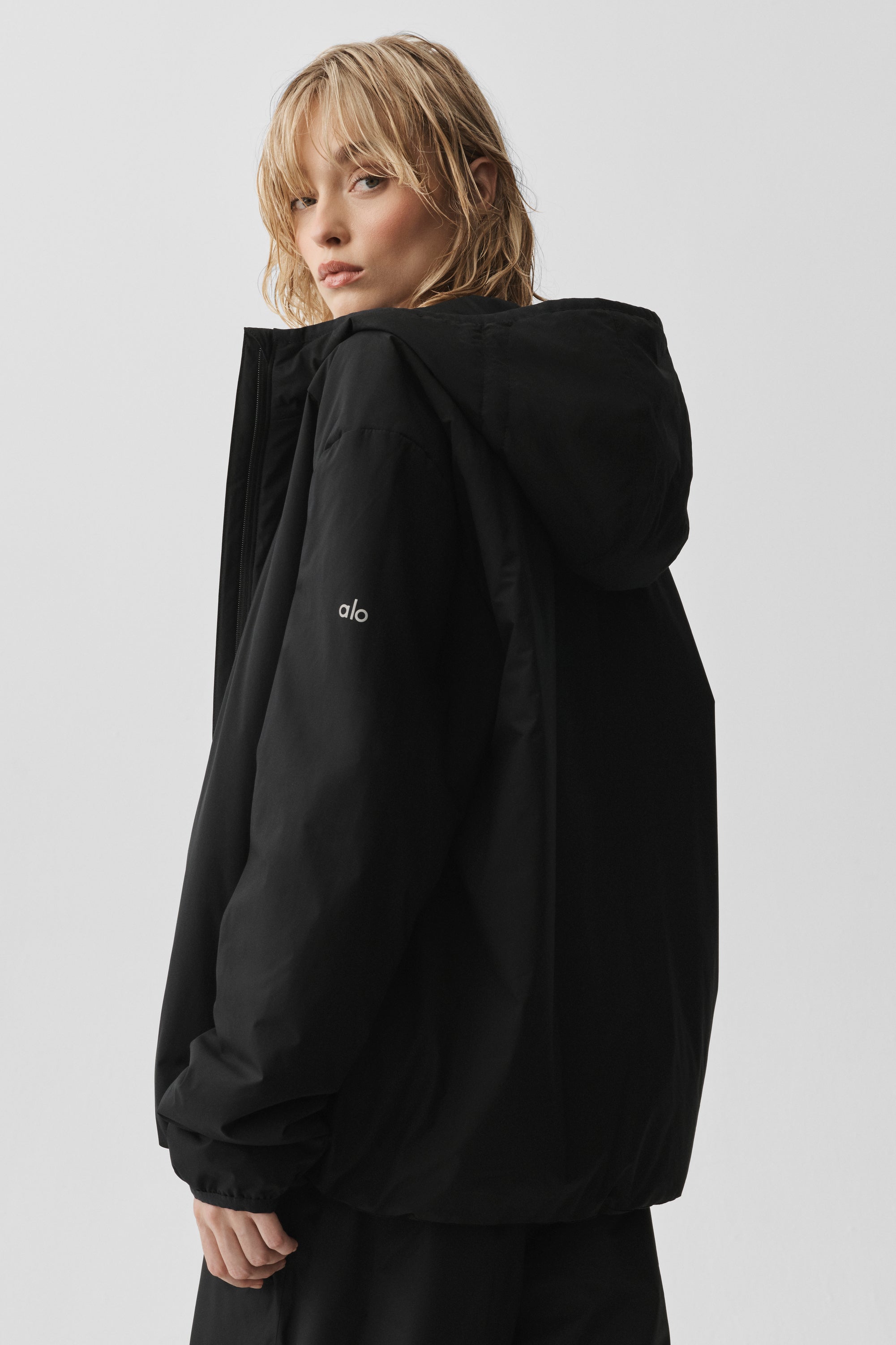 Alo Yoga Elemental Full-Zip Jacket - Black