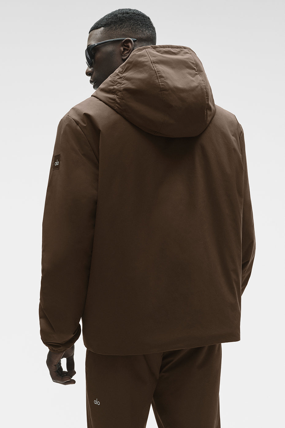 Alo Yoga Elemental Full-Zip Jacket - Espresso