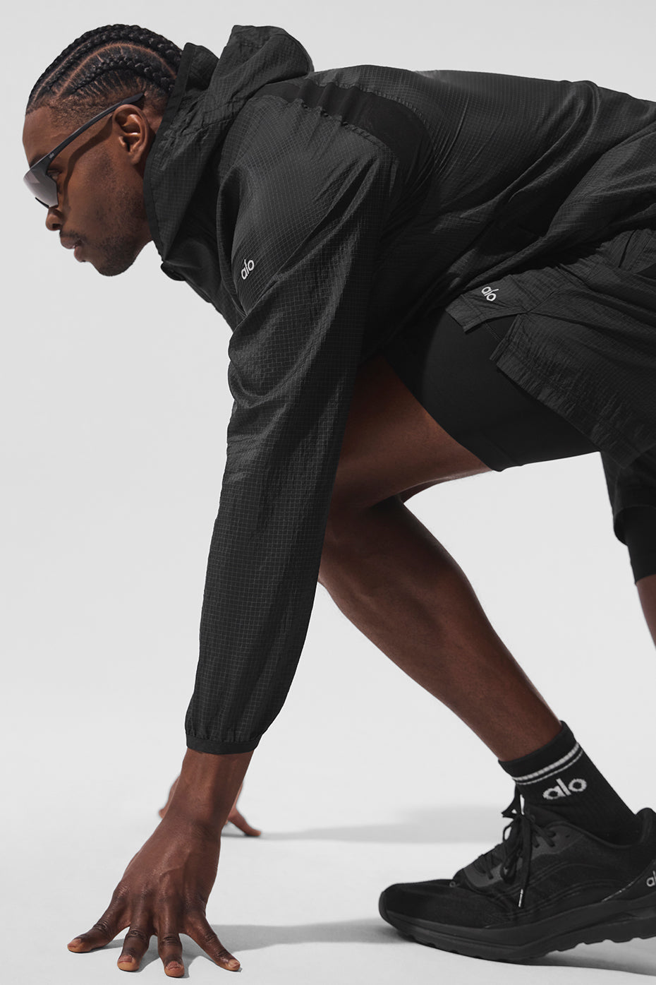 Alo Yoga Game Time Ripstop Jacket - Black