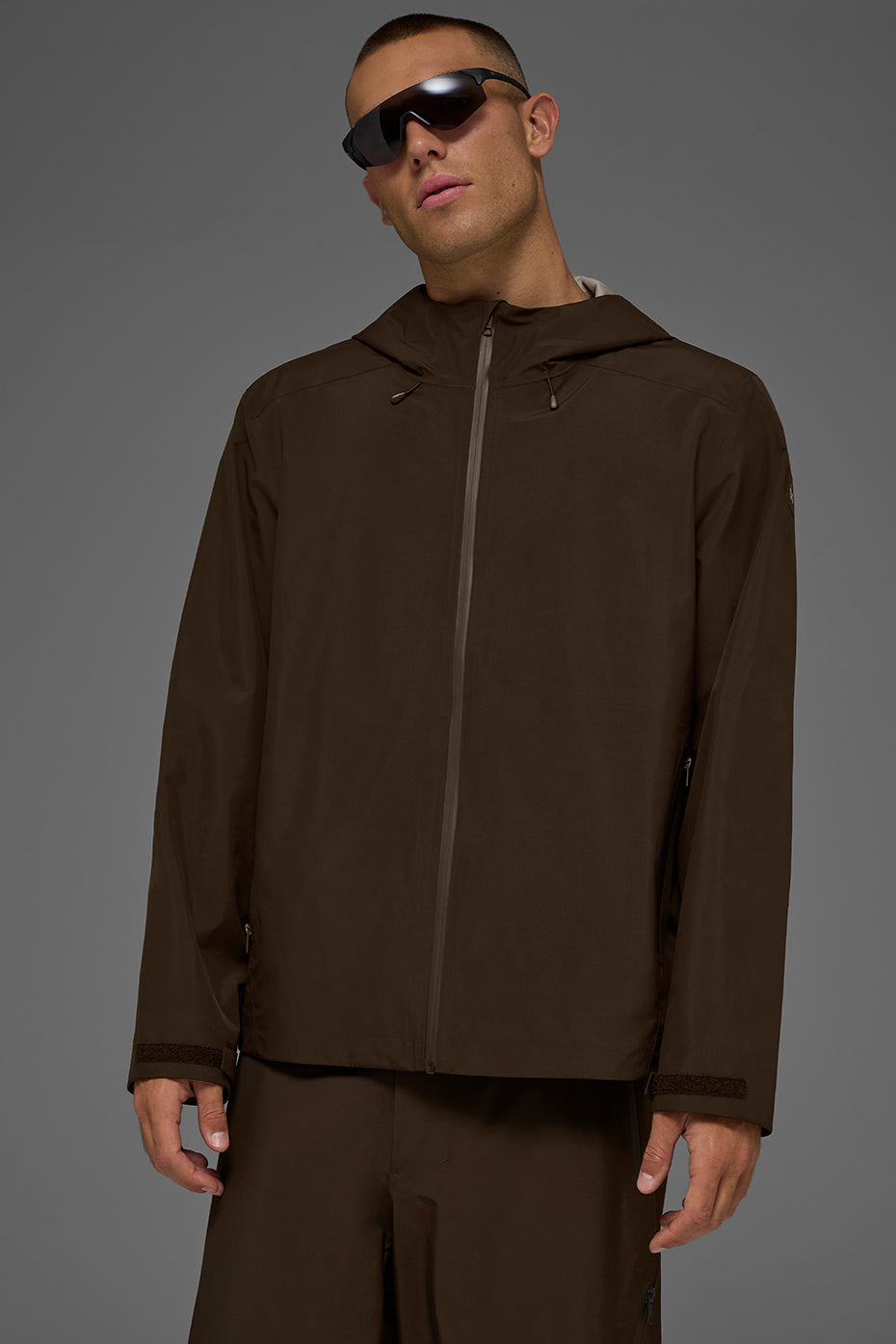 Alo Yoga Alpha Shell Jacket - Espresso