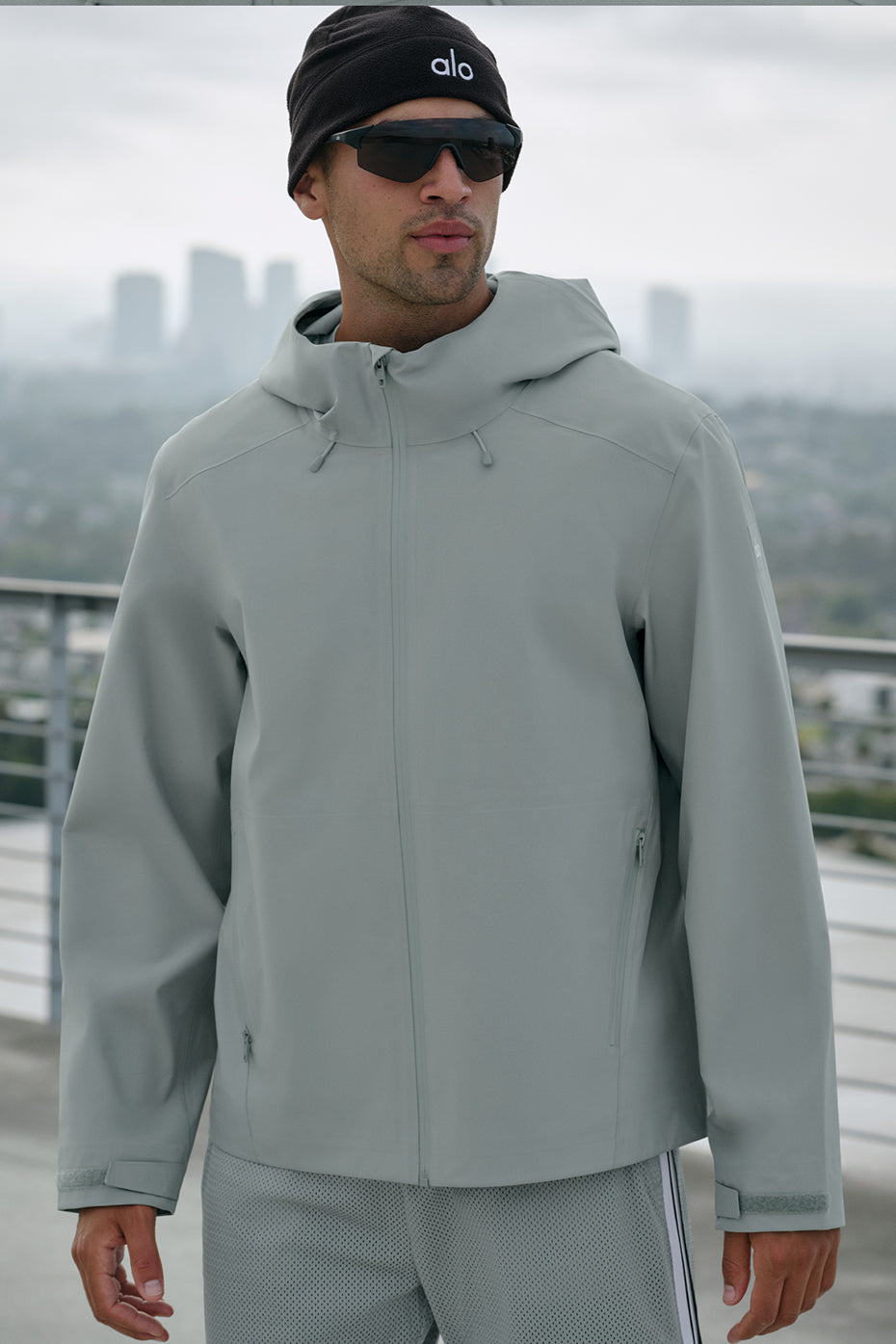 Alo Yoga Alpha Shell Jacket - Lunar Grey