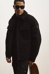 Alo Yoga Canvas Utility Shacket - Black