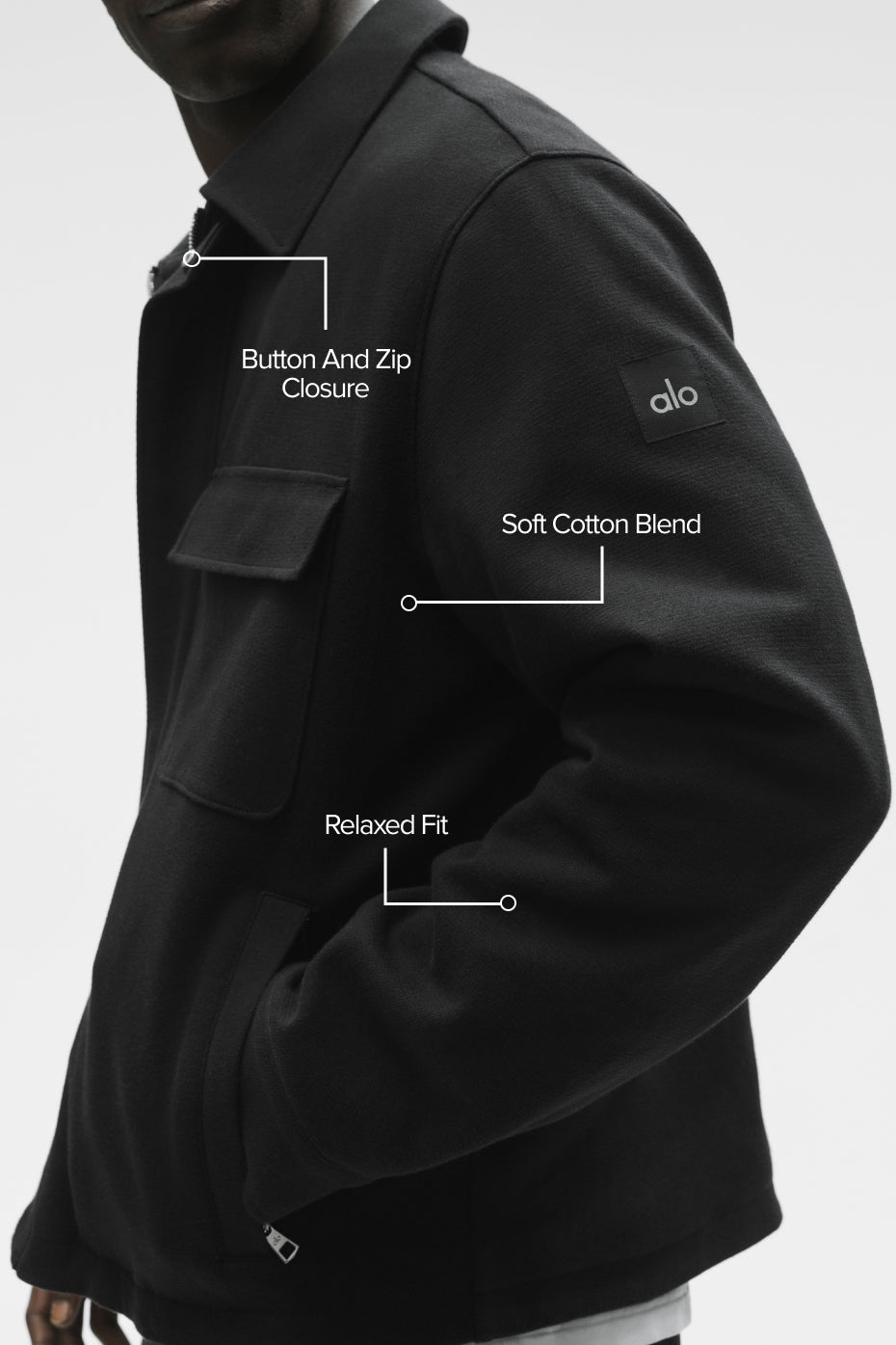 Alo Yoga Kickback Jacket - Black