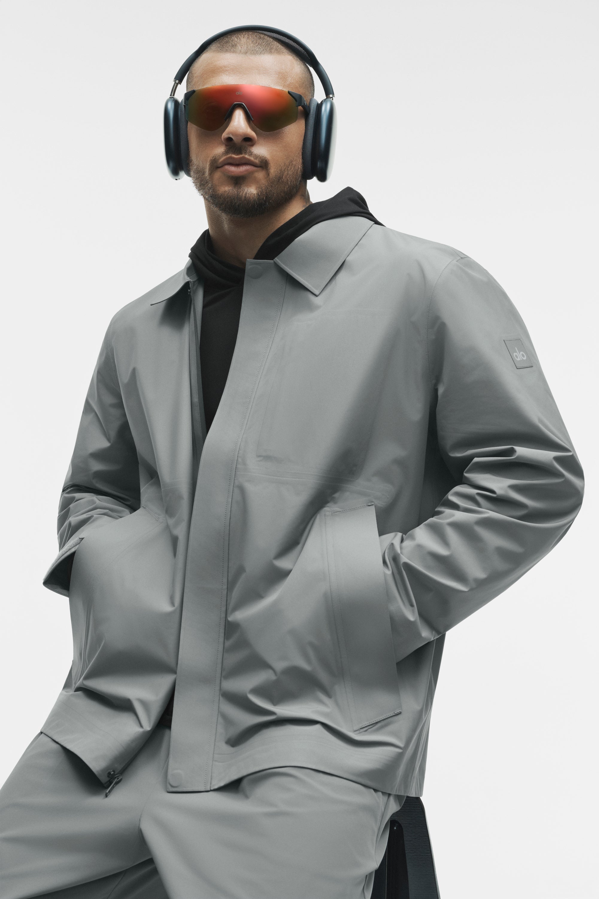 Alo Yoga Alpha Shell Overshirt - Monument