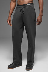 Alo Yoga Scholar Straight Leg Sweatpant - Anthracite