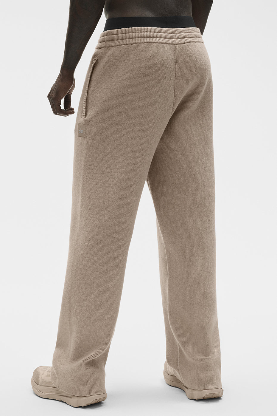 Alo Yoga Scholar Straight Leg Sweatpant - Gravel