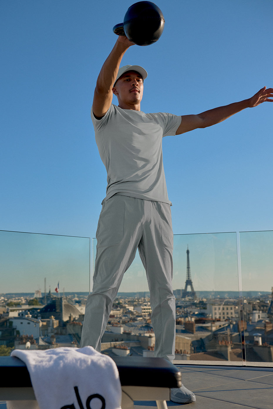 Alo Yoga Co-Op Pant (Long) - Lunar Grey