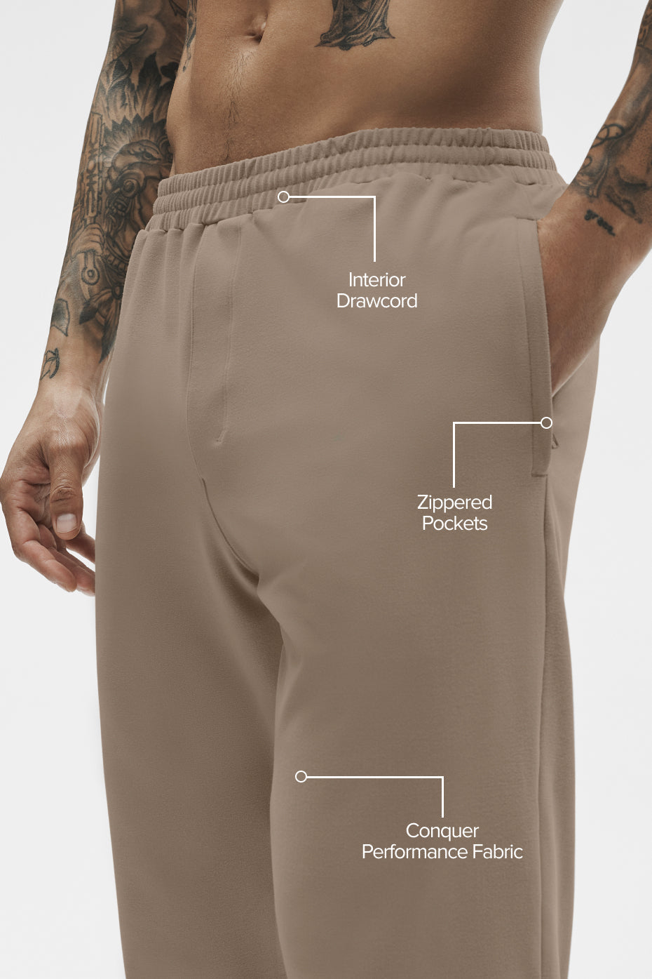 Alo Yoga Conquer Max Performance Jogger - Gravel