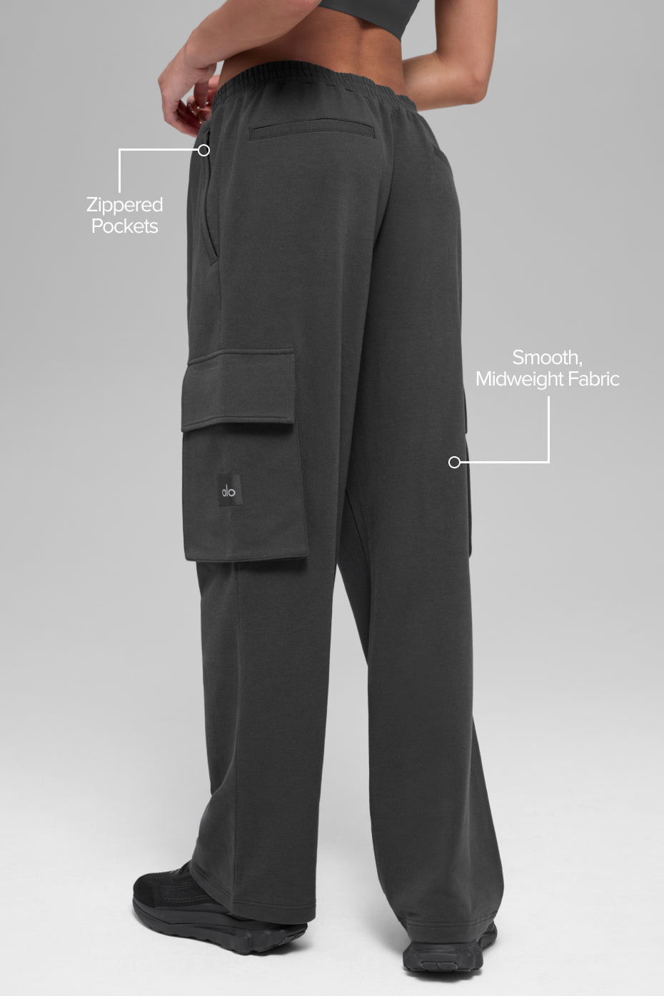 Alo Yoga Double Take Cargo Pant - Anthracite