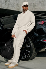 Alo Yoga Double Take Cargo Pant - Bone