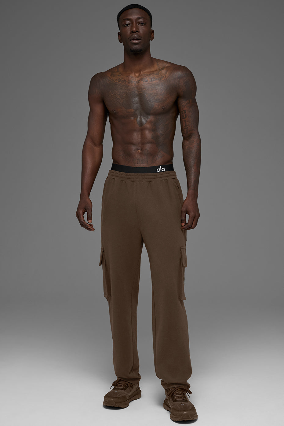 Alo Yoga Double Take Cargo Pant - Espresso