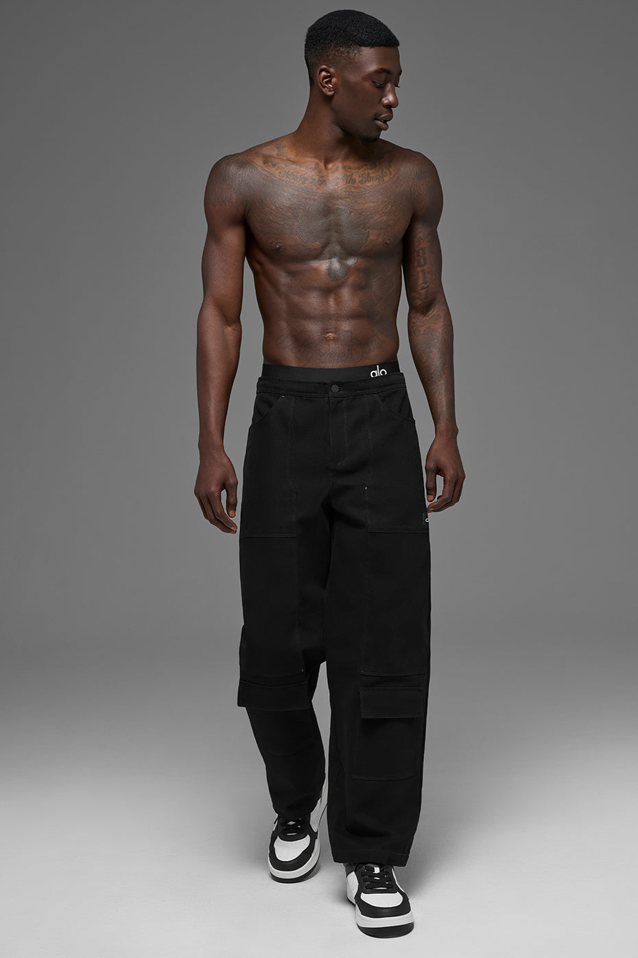 Alo Yoga Cotton Canvas Carpenter Pant - Black