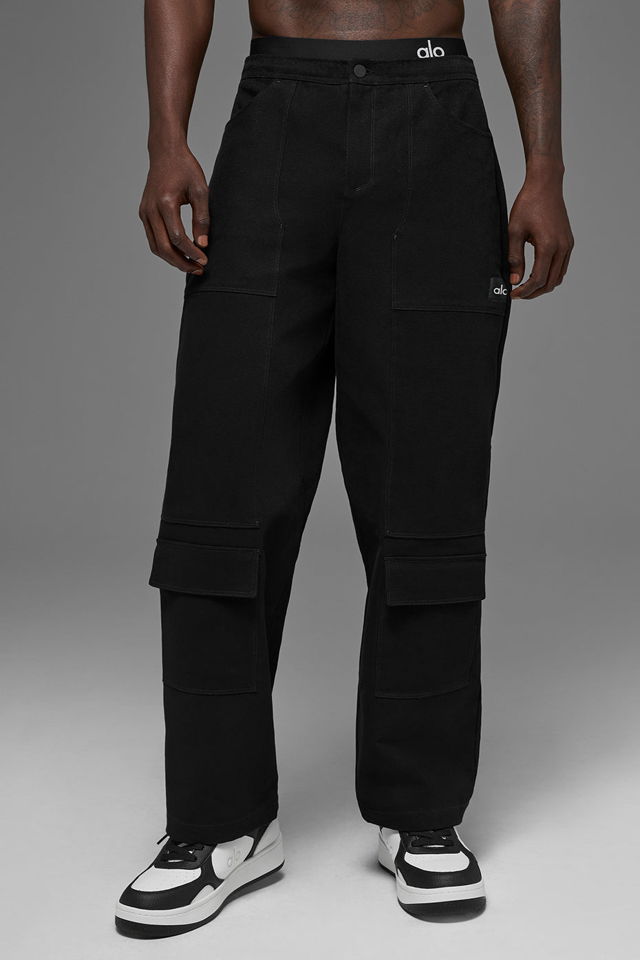 Alo Yoga Cotton Canvas Carpenter Pant - Black