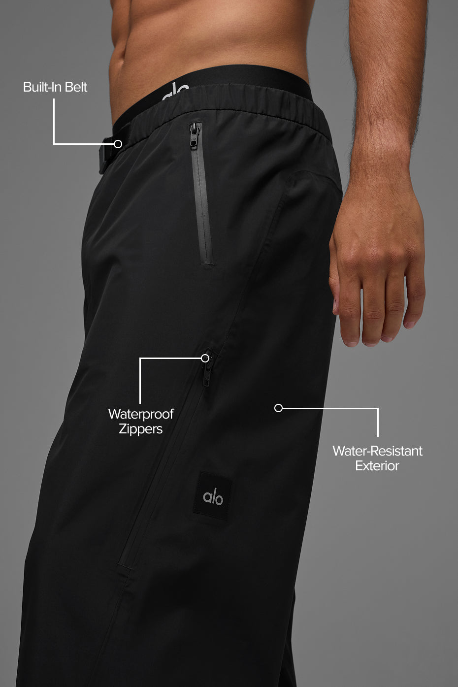 Alo Yoga Alpha Shell Pant - Black