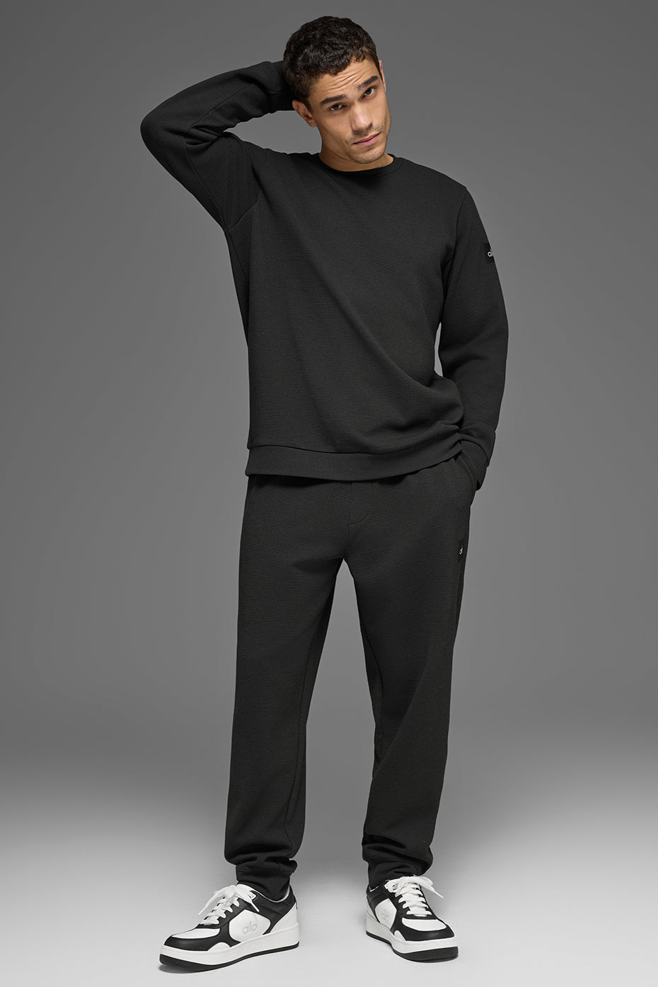 Alo Yoga Waffle Lounge Jogger - Black