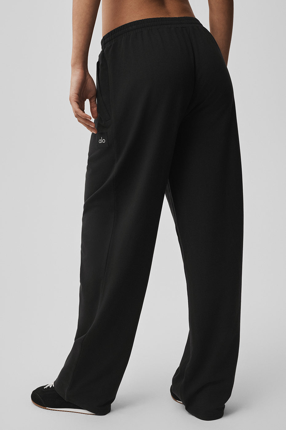 Alo Yoga Double Take Straight Leg Pant - Black