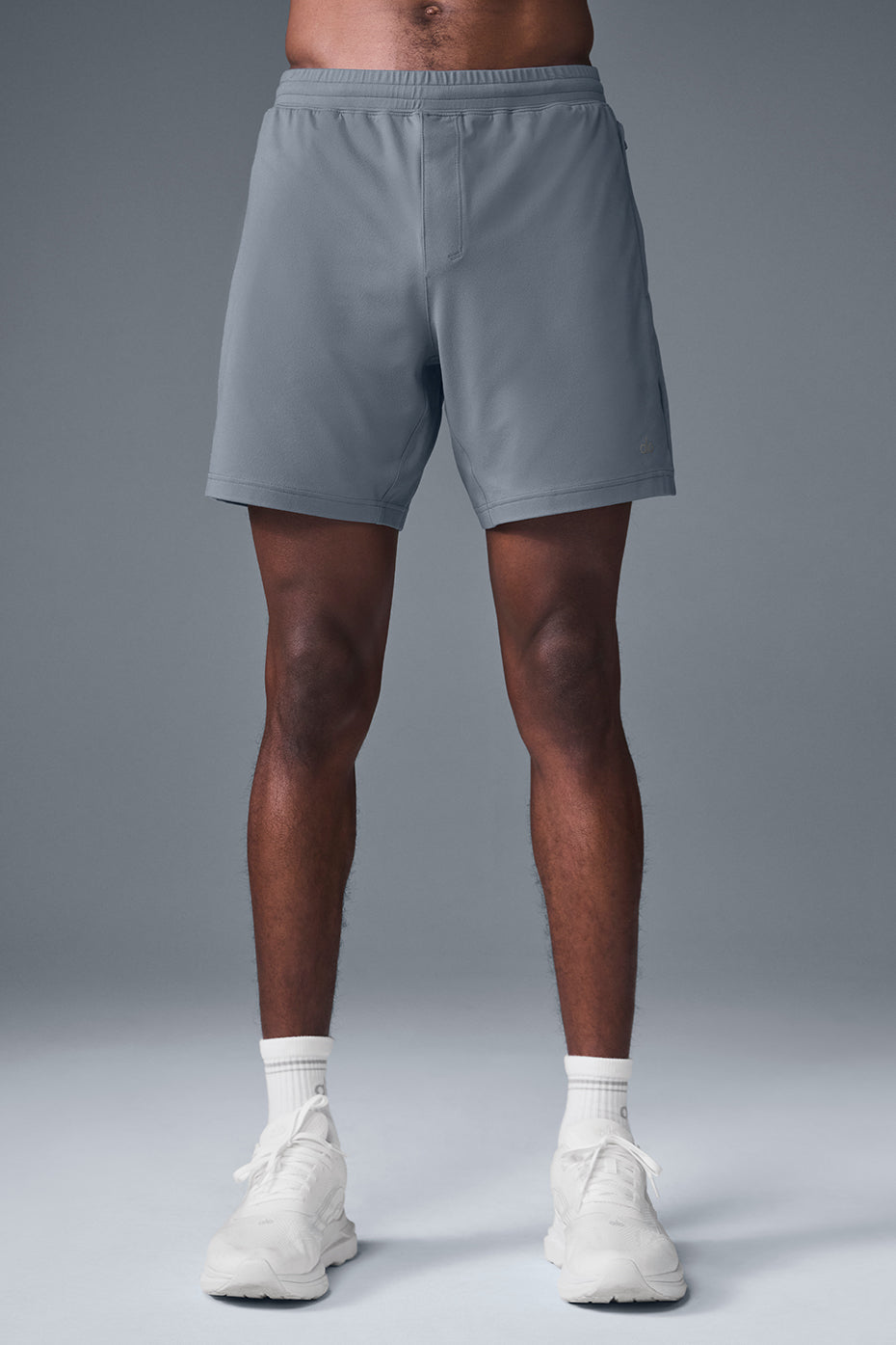 Alo Yoga 7" Conquer React Performance Short - Steel Grey