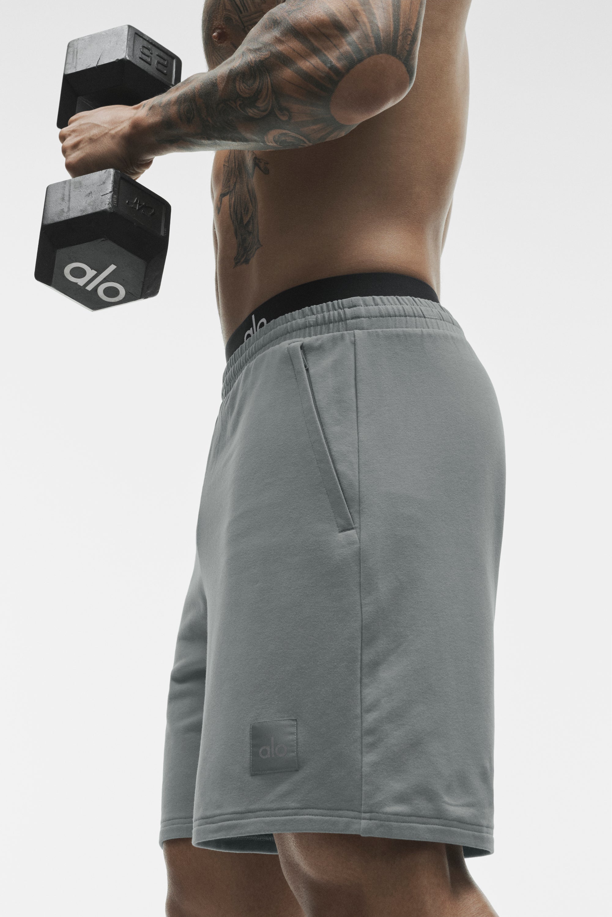 Alo Yoga 7" Double Take Short - Monument