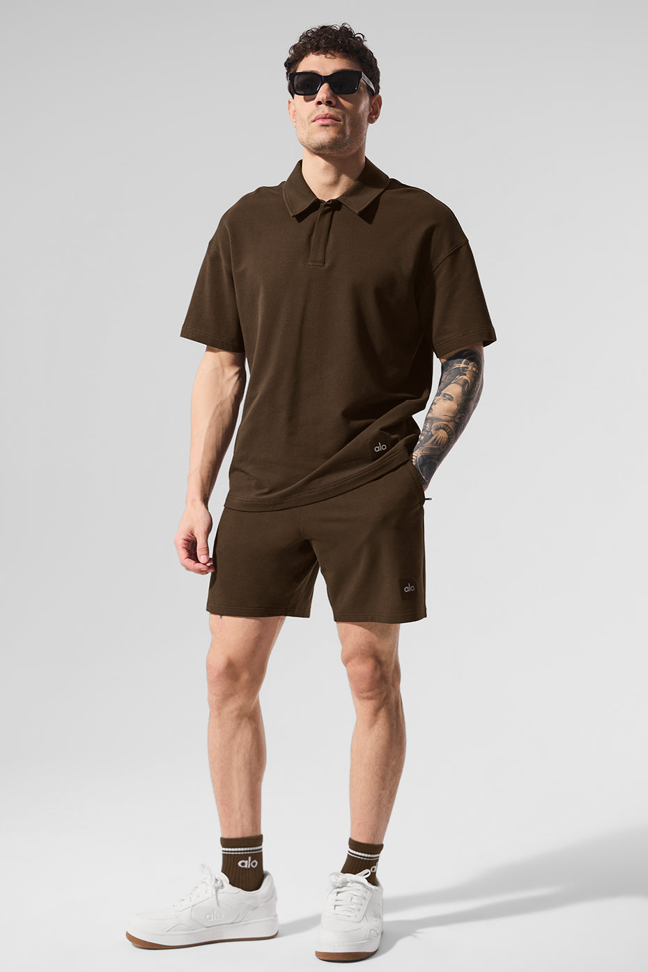 Alo Yoga 7" Double Take Short - Espresso