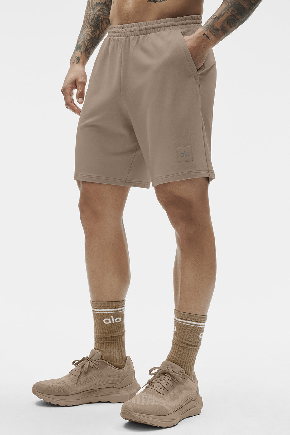 Alo Yoga 7" Double Take Short - Gravel