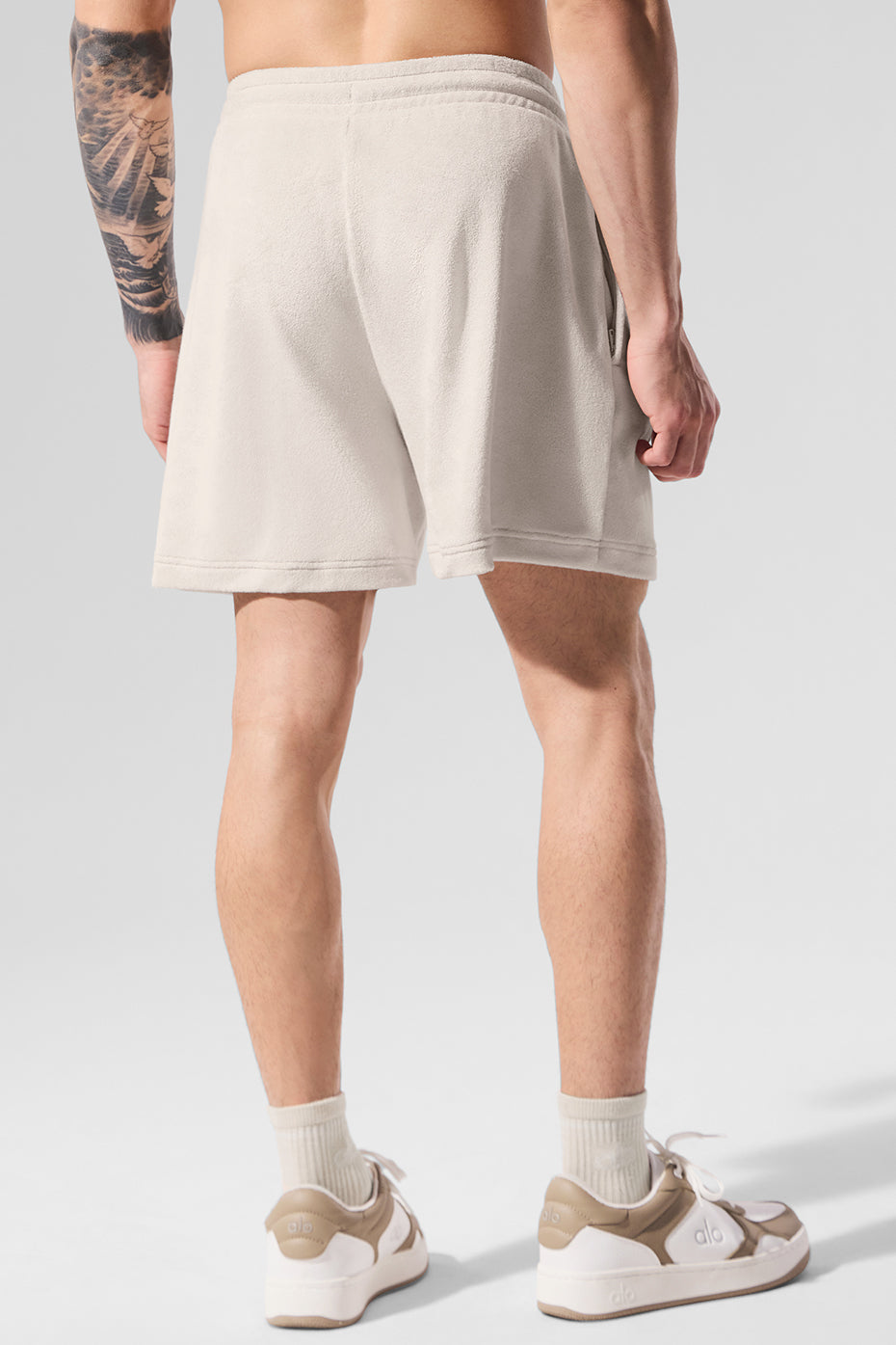 Alo Yoga 7" Coastal Terry Short - Bone