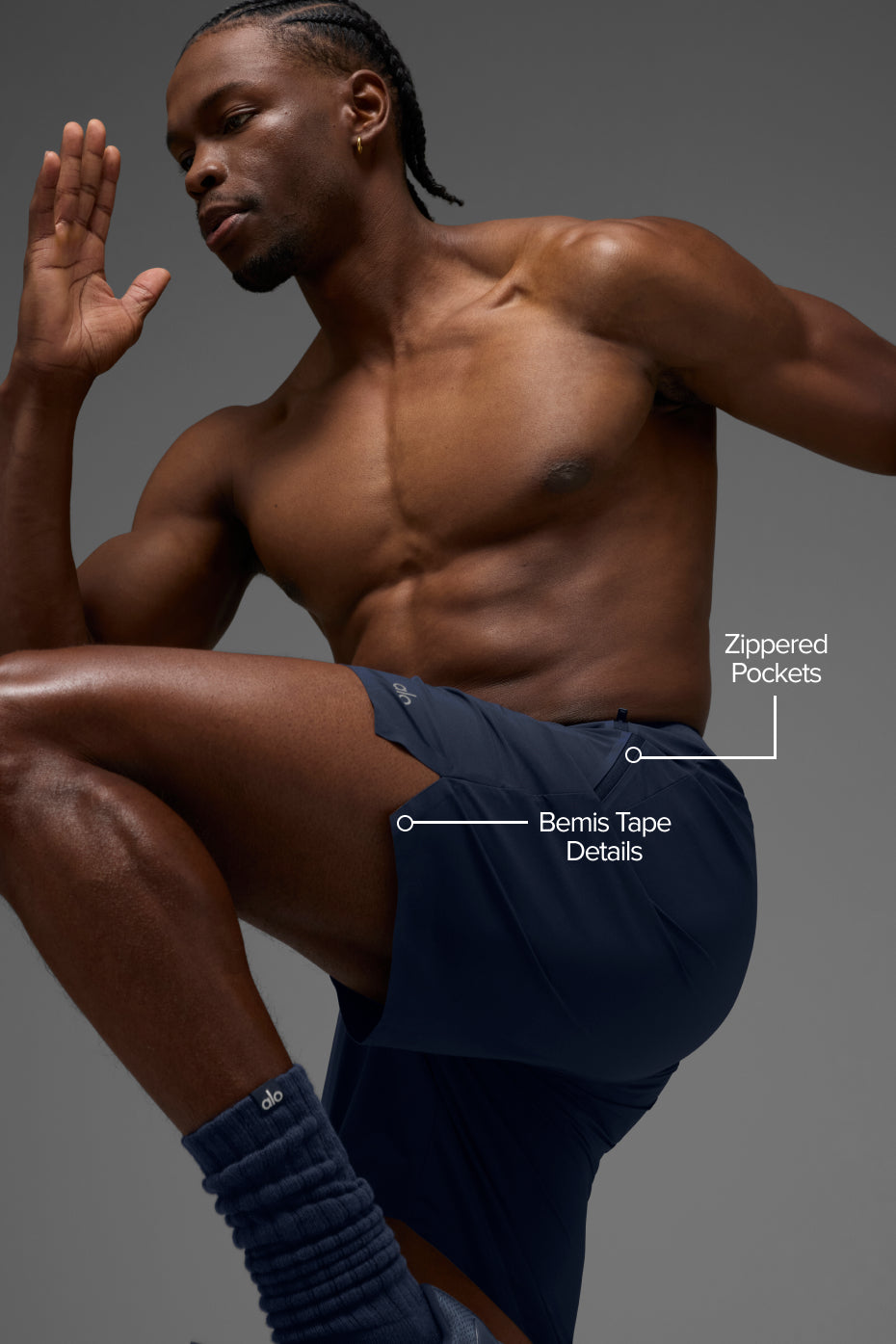 Alo Yoga 7" Repetition Pro Short - Navy