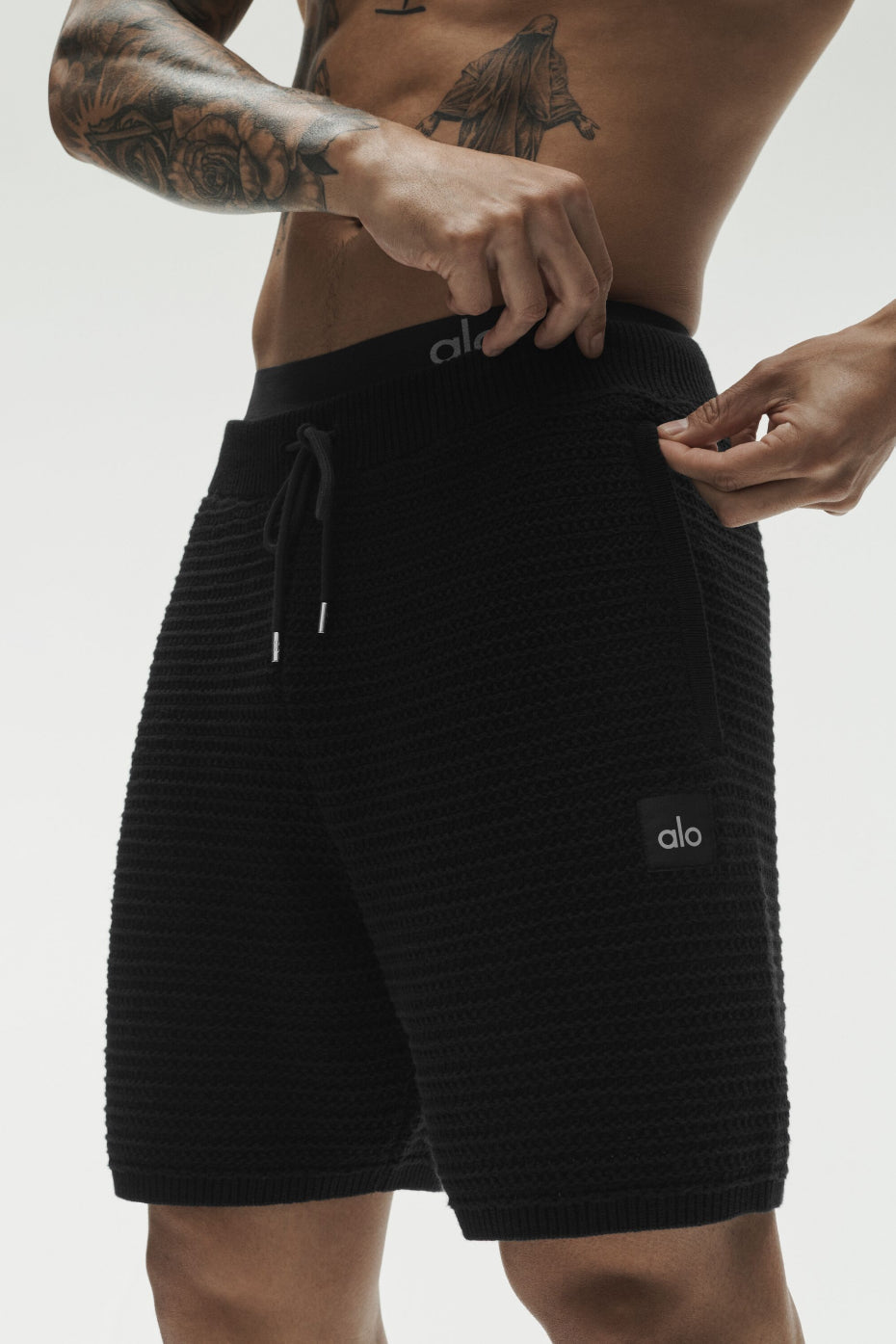 Alo Yoga 5" Shift Knit Short - Black