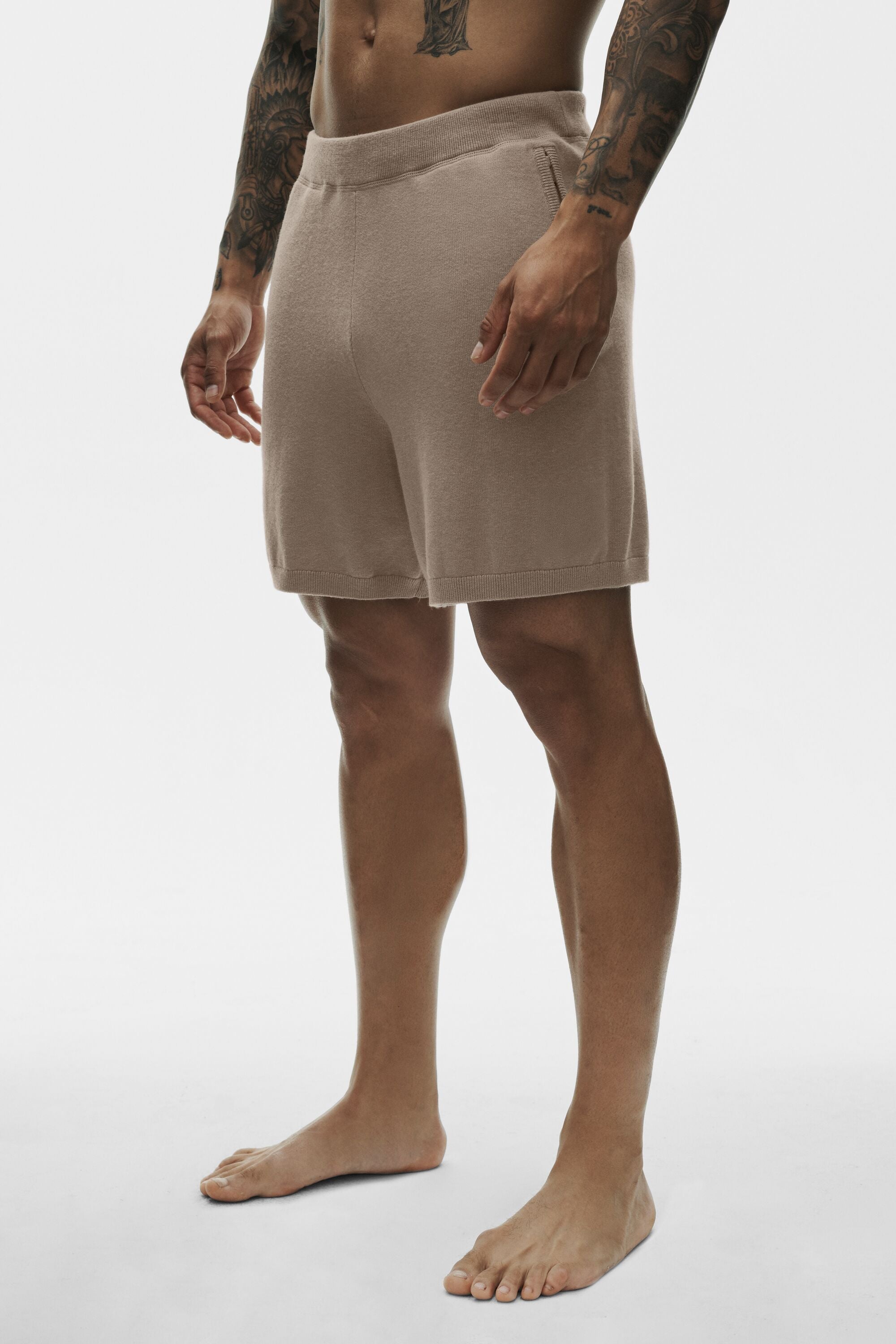 Alo Yoga 7" Cotton Cashmere Ever Soft Short - Gravel