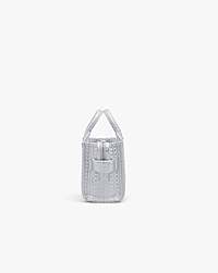 Marc Jacobs The Monogram Metallic Crossbody Tote Bag Silver/bright White