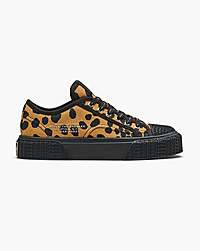 Marc Jacobs The Printed Canvas Sneaker Black Multi