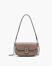 Marc Jacobs The Pebble Clover Shoulder Bag Cement