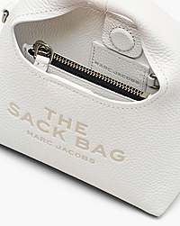 Marc Jacobs The Micro Crossbody Sack Bag White