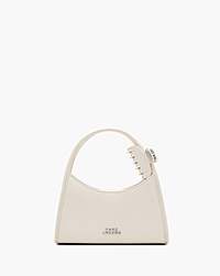 Marc Jacobs The Glam Claw Clip Crossbody Bag Cotton White