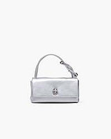 Marc Jacobs The Metallic Mini Dual Bag Silver