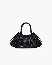 Marc Jacobs The Croc Cristina Small Satchel Black