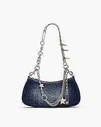 Marc Jacobs The Faded Denim Charm Shoulder Bag Faded Vintage Indigo