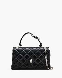 Marc Jacobs The Quilted Dual Convertible Shoulder Bag Black