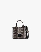 Marc Jacobs The Monogram Crossbody Tote Bag Beige Multi