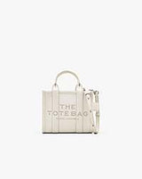 Marc Jacobs The Leather Crossbody Tote Bag Cotton/silver