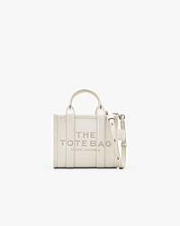 Marc Jacobs The Leather Crossbody Tote Bag Cotton/silver