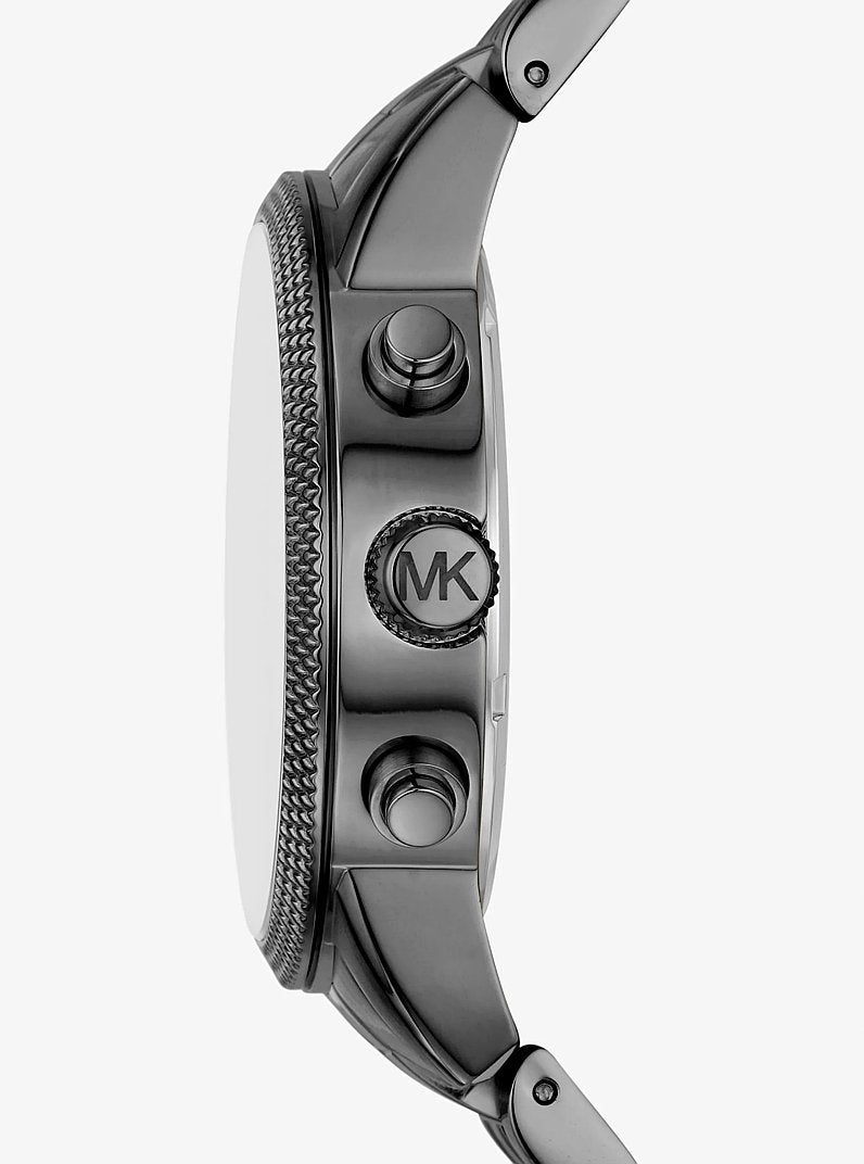 Michael Kors Oversized Hutton Gunmetal Watch Gunmetal