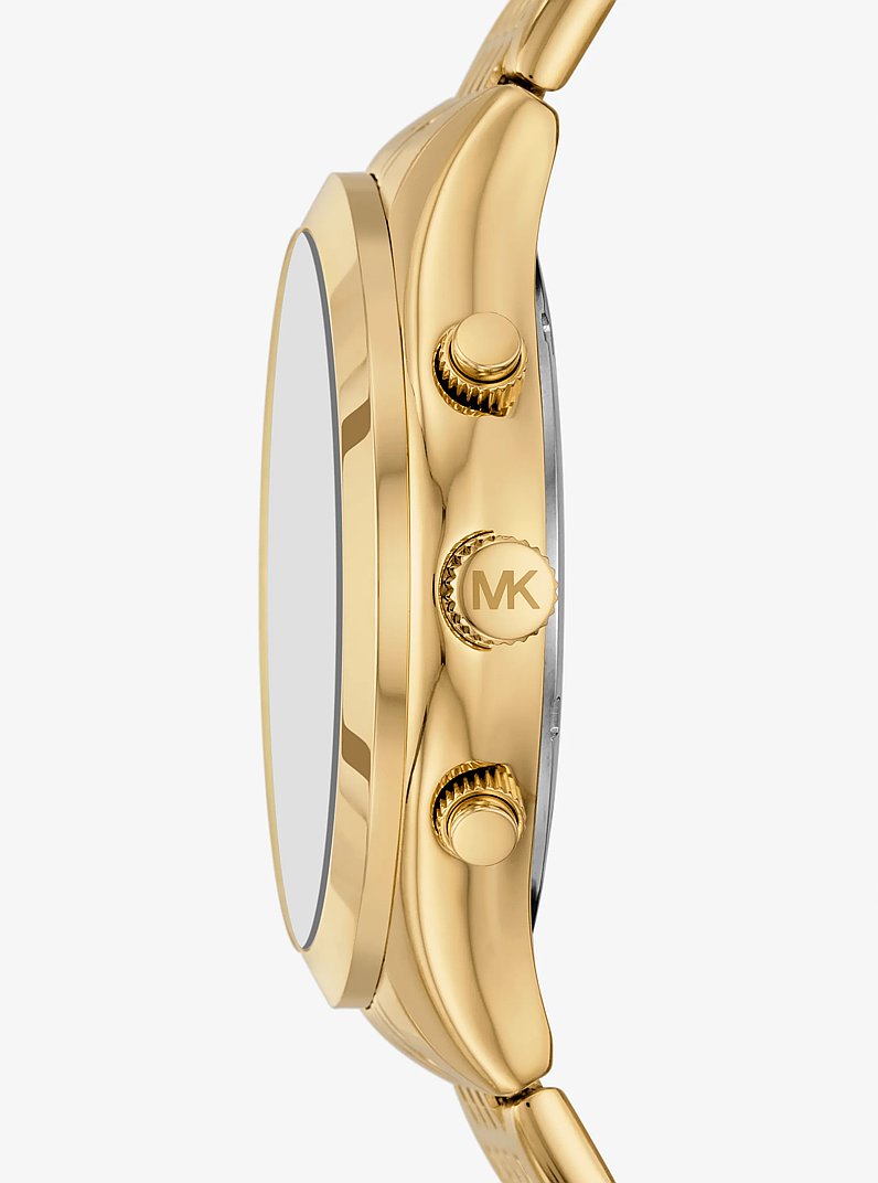 Michael Kors Oversized Aspyn Gold-Tone Watch Gold