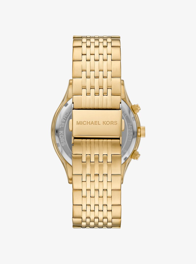Michael Kors Oversized Aspyn Gold-Tone Watch Gold